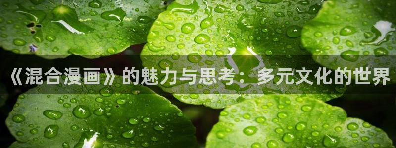 羞羞漫画免费阅：《混合漫画》的魅力与思考：多元文化的世界